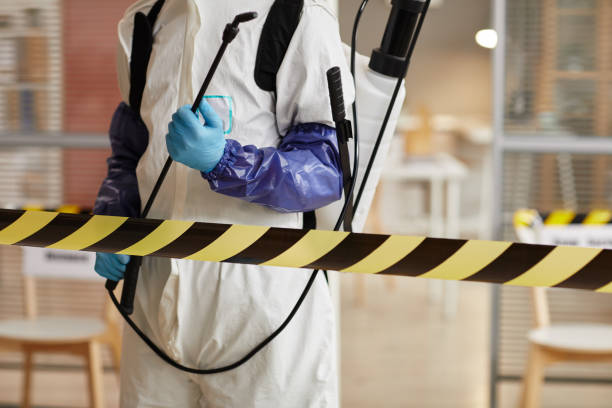 Professional Biohazard Cleanup technician working in Woodacre, CA